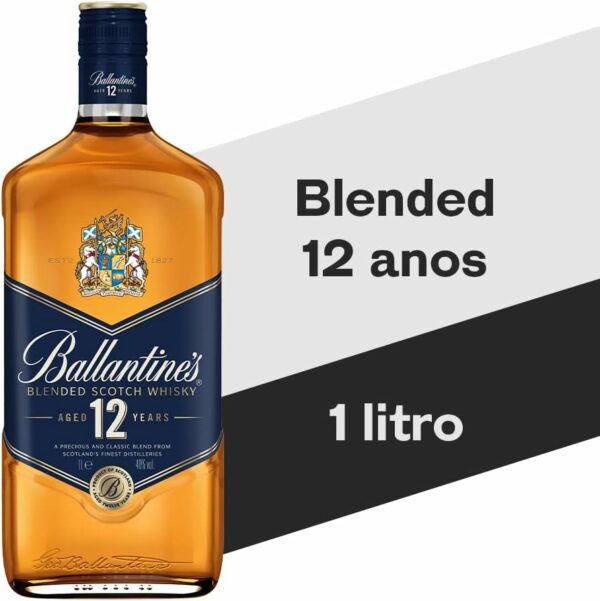 Ballantine's Whisky 12 Anos Blended Escocês - 1 Litro [Imagem 2]