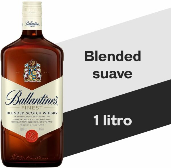 Ballantine's Whisky Finest Blended Escocês - 1 Litro [Foto 2]