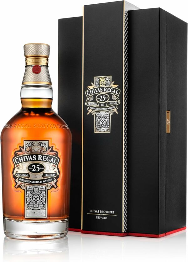 Chivas Regal Whisky 25 anos Escocês 700ml Chivas Sabor Whisky 700 ml [Imagem 1]