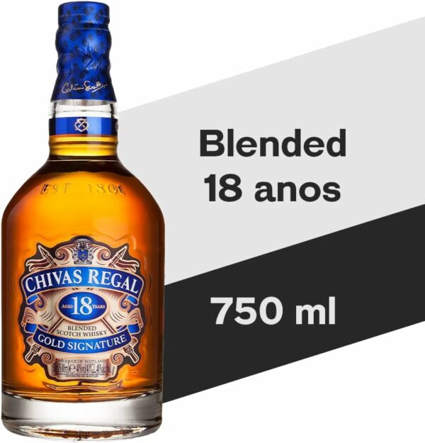 Chivas Whisky Regal 18 Anos Escocês - 750 Ml [Imagem 2]