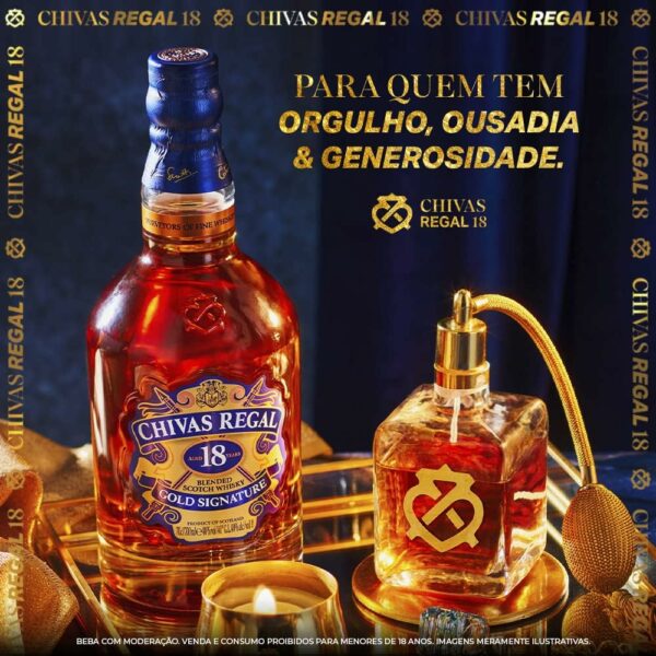 Chivas Whisky Regal 18 Anos Escocês - 750 Ml [Imagem 4]