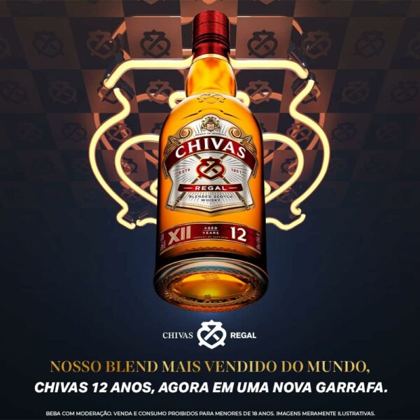 Whisky Chivas Regal 12 anos Blended Escocês [Imagem 4]